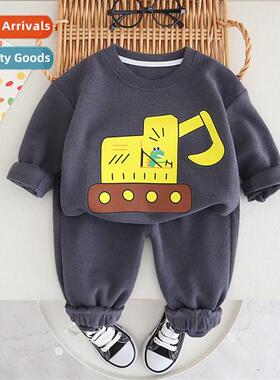 Boys spring fashiable su 2024 new childrens n carto sweater
