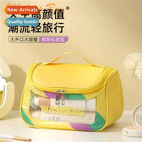 Portable Cosmetic Storage Bag Outdoor Travel Handheld Transp