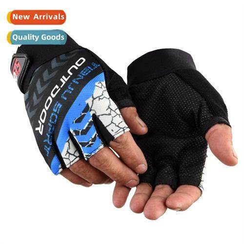 Spring  summer outdoor sports sunscreen half finger gloves m