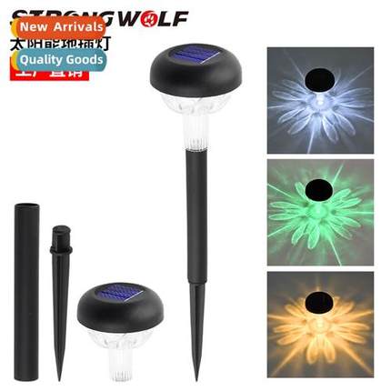 New outdoor garden waterpro solar lawn lamp led colorful lig
