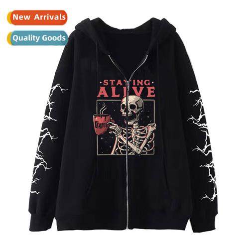Dark Style Y2Y Sweatshirt Mens  Womens Hoodie Goth Couple Sk