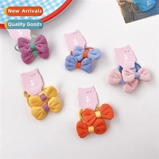 ins pair Korean rope childrens band bow girls new 2021