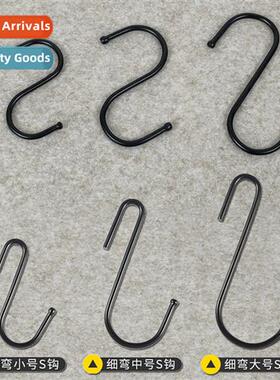 Kchen Clos Fting Black S Hooks Metal Ir Large Small Multifun