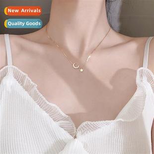 silver simple luxury tempe female 925 necklace Light star