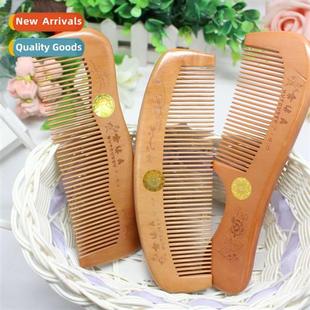 massage Household comb mahogany wooden old