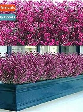 Simulati lily   valley Artificial plastic star leaves 7 fork