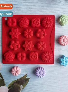 14 Lianhua Grass 60 Chocolate Cookie Mold Cake Mold Ice Crea