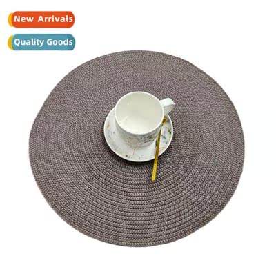 Placemats round PP solid color placemats insulated placemats