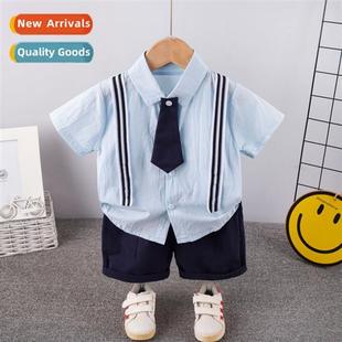 new short childrens baby hsome 2022 sleeved summer Boys