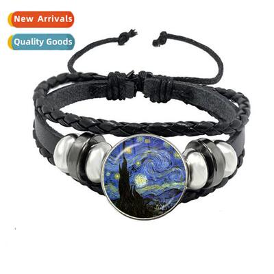 Van Goghs Starry Starry Night Time Gemste Woven Multi-Layer