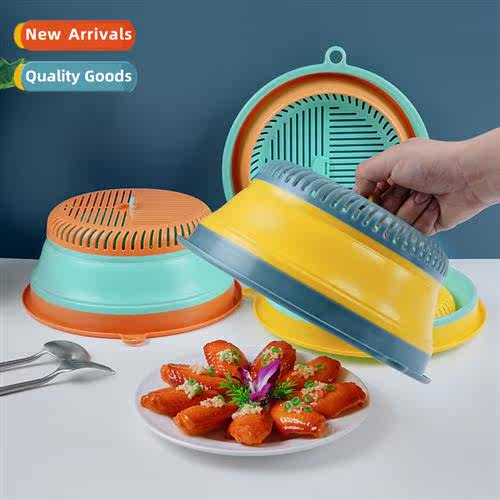 Rice cover anti-fly dish cover folding table cover leftover