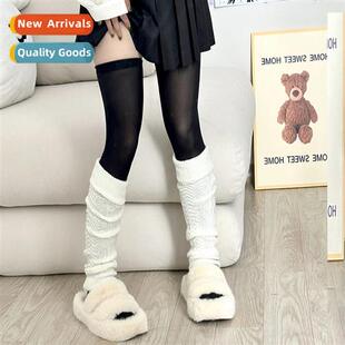 Womens Knted Warm Sock Covers Autumn and Winter Lg Leg Warme