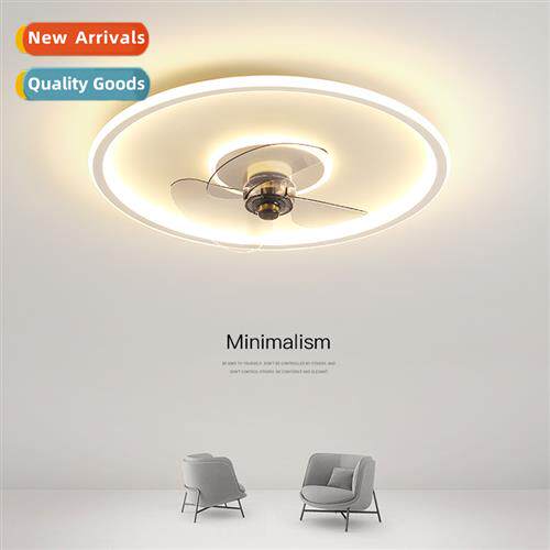 Modern Minimalist Geometric Round Triangle Fan Ceiling Light