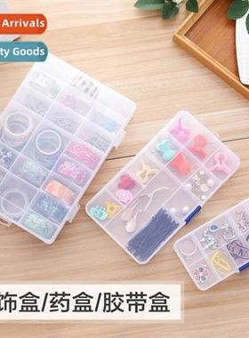 10 compartments removable transparent pill box fishing tackl