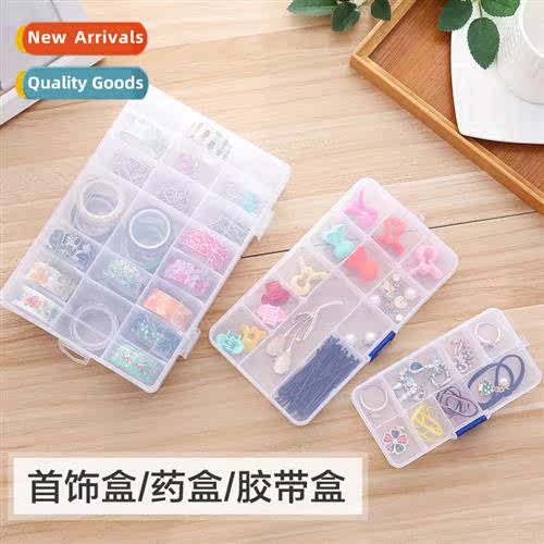 10 compartments removable transparent pill box fishing tackl