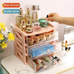 Cosmetic organizer desktop drawer transparent skincare lipst
