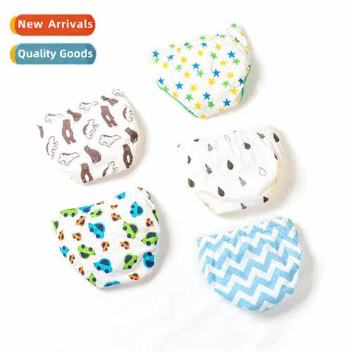 New baby cott underpants creative printing  boys baby triang