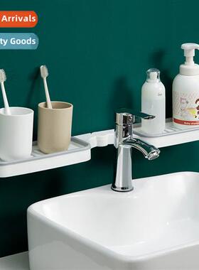 A3122 Countertop Corner Shelf Foldable Bathroom Organizer Wa