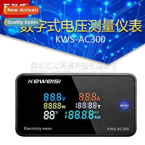AC Voltmeter 100A Ammeter AC Power Meter 50-300V Digal Volta