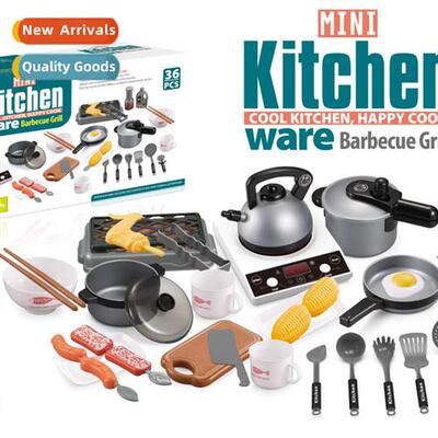 Toys for children 36 s set inducti cooker simulati play hous