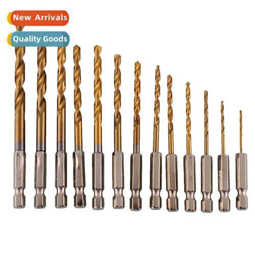 Hexagal shank drill b Twist drill b Electric screwdriver dri