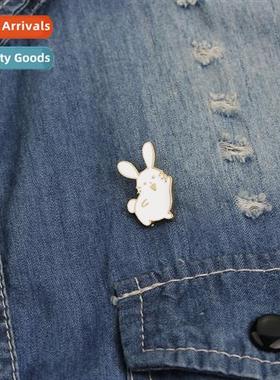 New brooches carto Japanese cute posing Pose rabb fashi vers