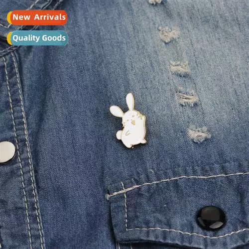 New brooches carto Japanese cute posing Pose rabb fashi vers