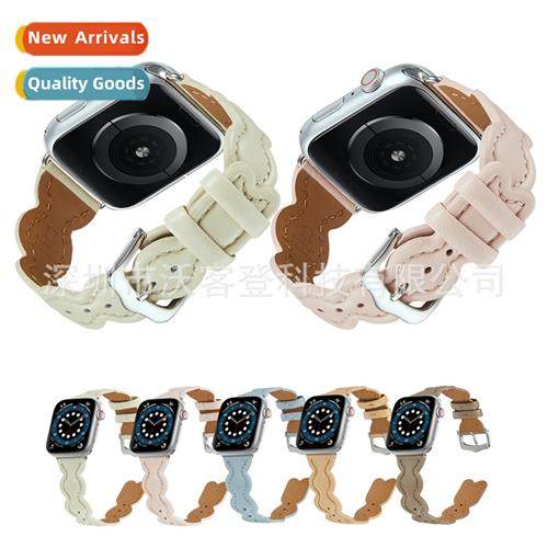 适用Apple WatchApple Watch876SE54321 Generation Fishtail Lea