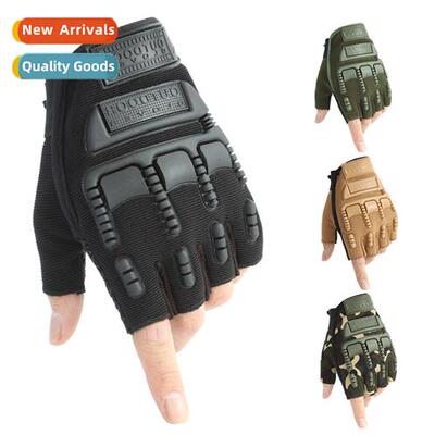 Seal  Soldier Half Finger Gloves Riding Leaky Fingers Hiking