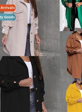 Fall  winter new wind pull sleeve butts decorated wh lg shir