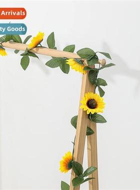 Simulati flower decorati garden arrangement winding sunflowe