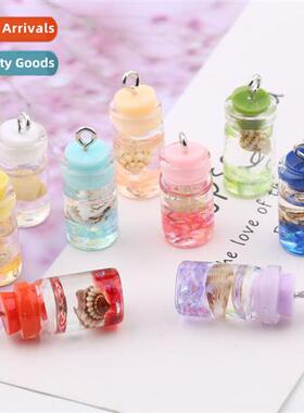Cch transparent glass bottle resin accessories hmade diy hom