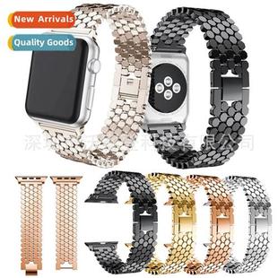 metal watch band 适用apple watch87SE65432 scale apple fish