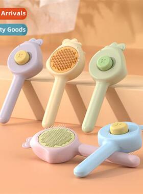 Cat Combs keyed self-cleaning pet de-shedding combs dog de-s