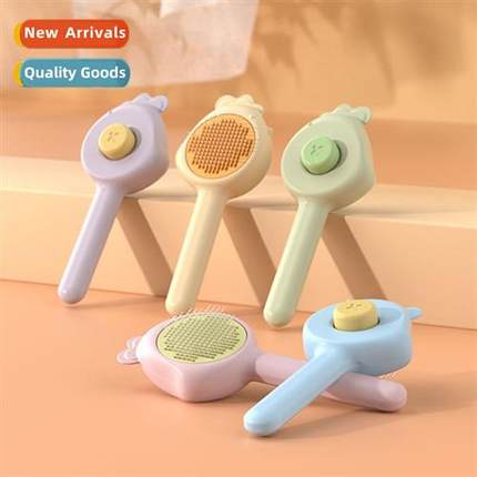 Cat Combs keyed self-cleaning pet de-shedding combs dog de-s