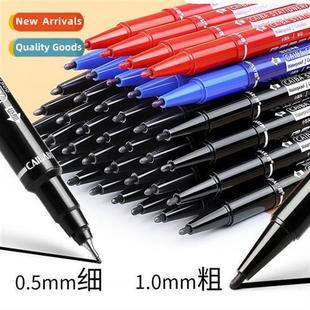 water based pen double blu courier ended black Small markers