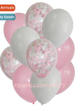 12 inch round pink cfetti ballo set champagne cfetti ballo s