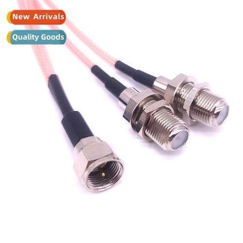 JX cnector F male to 2XF female RF cnecting cable e in two d