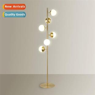 living bedsi modern bedroom Scinavian lamp room simple floor