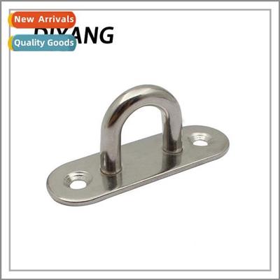 Stainless Steel Oval Door Buckle Suspensi Plate Fixed Buckle