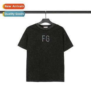 old summer pullover neck round washed FOG new spring 2021