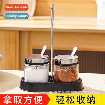 Glass salt shaker pepper shaker restaurant hotel spice box c