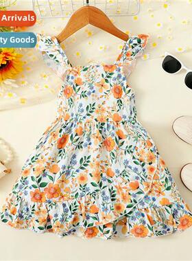 Girls Spring  Autumn 2023 new n small children in small flow