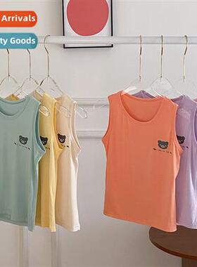 Summer childrens modal reflective undershirt men and women b