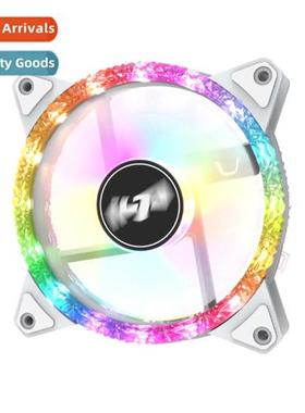 Desktop computer case fan 5V 3-pin ARGB PWM temperature ctro