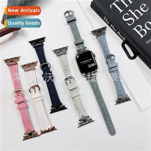 适用Apple Watch West Queen Cowboy Leather Genuine Leather St