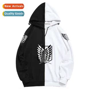 Tan Wings Printed dom Patchwo Sweatshirt Attack