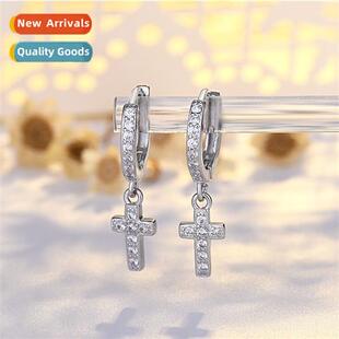 new cross earrings female fashi persaly earrings simple temp
