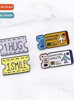 Japanese cute Smile kiss hug stamps boat tickets airplane ti