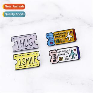 Japanese cute Smile kiss hug stamps boat tickets airplane ti